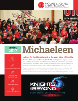 Spring 2017 - Mount Michael