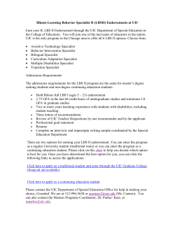 Illinois Learning Behavior Specialist II (LBSII)