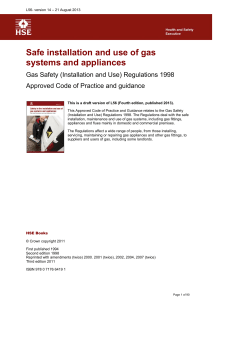 HSE/13/89b::Annex to HSE Board Paper - Revised ACOP