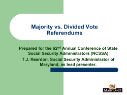 Majority vs. Divided Vote Referendums