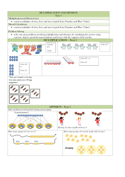 Multiplication and Division