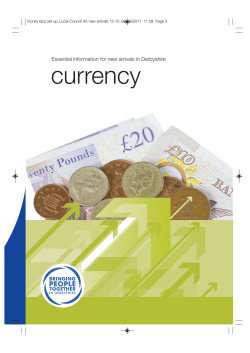 Currency - Derbyshire Police