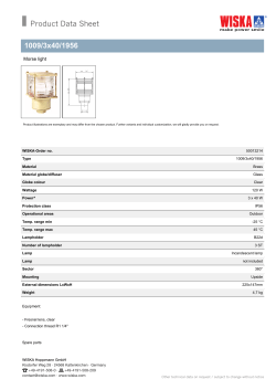 Product Data Sheet 1009/3x40/1956