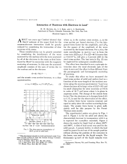 Interaction of Neutrons with Electrons in Lead