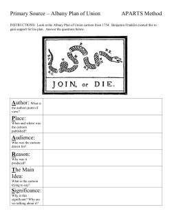 Primary Source &ndash; Albany Plan of Union APARTS Method Author