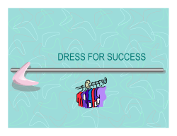 dress for success - Chautauqua Works