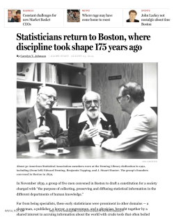 The Boston Globe - Department of Biostatistics and Computational