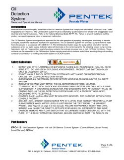 Oil Detection System