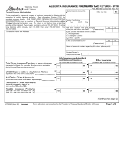 JetForm:AT2095 - Alberta Treasury Board and Finance