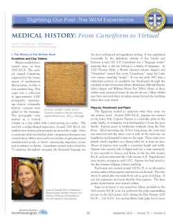 Digitizing Our Past: The WLM Experience - Wood Library