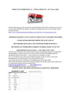 June 5, 2016 - Hercules Wimbledon