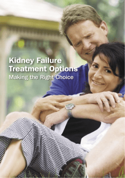 Kidney Failure Treatment Options