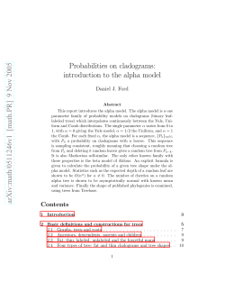 introduction to the alpha model