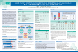 cost impact of bupivacaine liposome injectable