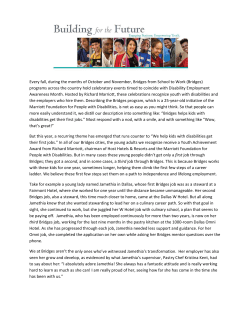 PDF - Bridges From School To Work