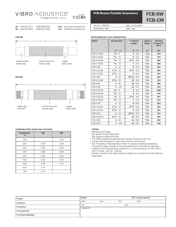 FCB-SW FCB-CM - Vibro