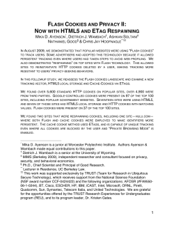 Flash Cookies and Privacy II - International Association of Privacy