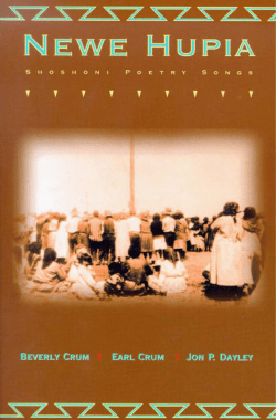 Newe Hupia: Shoshoni Poetry Songs