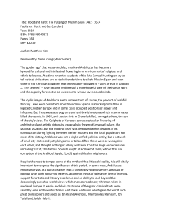 Title: Blood and Faith: The Purging of Muslim Spain 1492