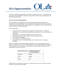 Sponsorship Prospectus