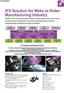 Manufacturing Industry - NEC Corporation of Malaysia Sdn. Bhd.