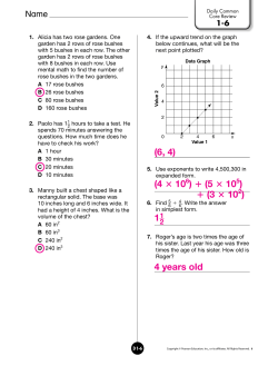 1-6 Answers Weekly Review