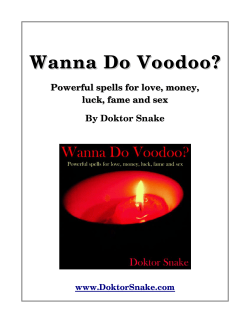 Wanna Do Voodoo?