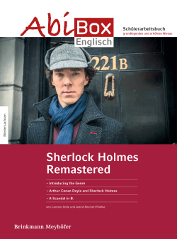 Sherlock Holmes Remastered