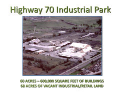 60 ACRES &ndash; 600,000 SQUARE FEET OF BUILDINGS 68 ACRES