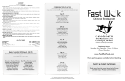 PDF Menu - Fast Wok