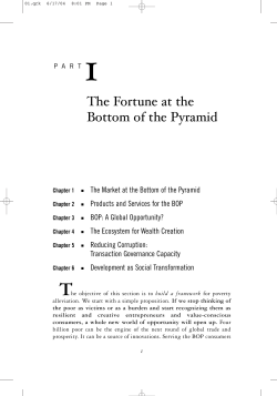 The Fortune at the Bottom of the Pyramid