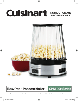 EasyPop&trade; PopcornMaker