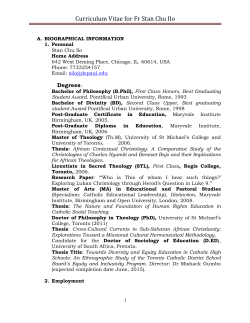 Curriculum(Vitae(for(Fr(Stan(Chu(Ilo(
