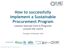 Procurement process diagram