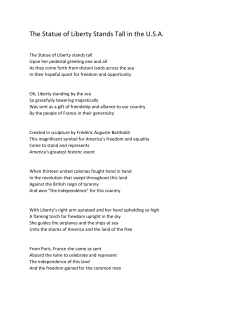 The Statue of Liberty Stands Tall