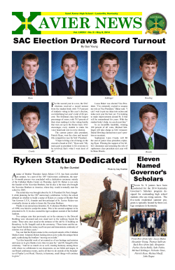 avier news - Saint Xavier High School