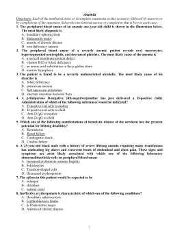 Anemia