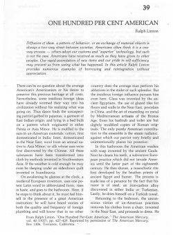 ONE HUNDRED PERCENT AMERICAN