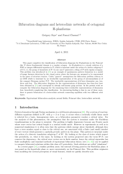 Bifurcation diagrams and heteroclinic networks of octagonal H
