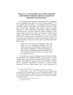 Tracey V. State: Reevaluating Fourth Amendment Protections In