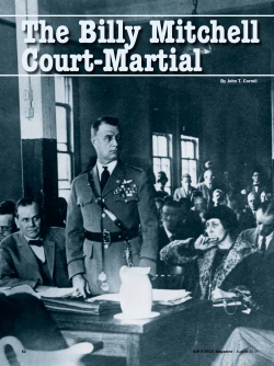 The Billy Mitchell Court-Martial