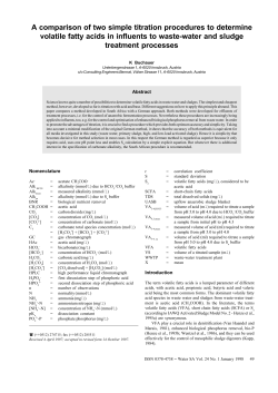 A comparison of two simple titration procedures to
