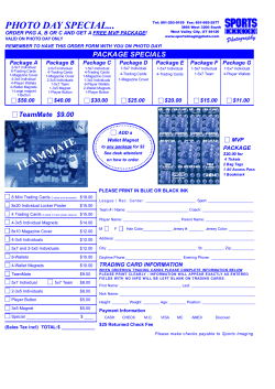 Picture Order Form