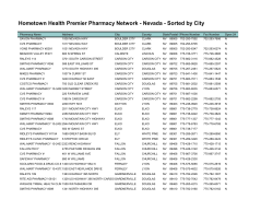 Hometown Health Premier Pharmacy Network - Nevada
