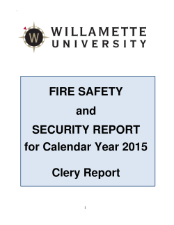 Annual Security and Fire Report, Clery Act Compliance