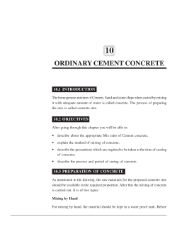 10 ordinary cement concrete