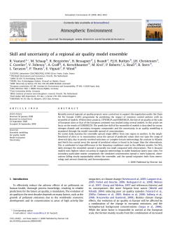 Skill and uncertainty of a regional air quality model - Lotos