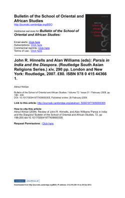- SOAS Research Online