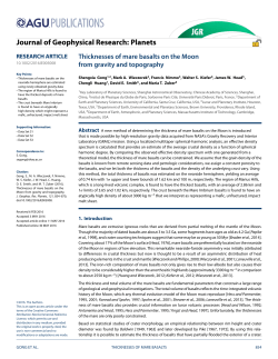 Thicknesses of mare basalts on the Moon from gravity and topography