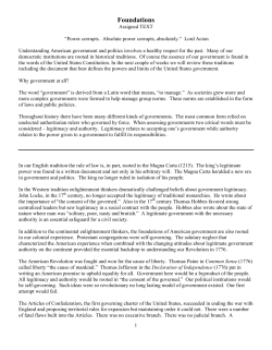 Foundations - Stevenson High School